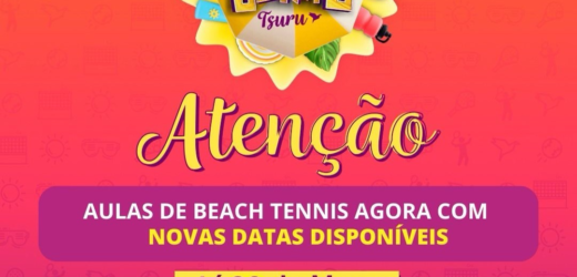 Prorrogação: Aulas Gratuitas e Day Use de Beach Tennis do Shopping Jardim Oriente Vão Até 30 de Março e com Novos Horários