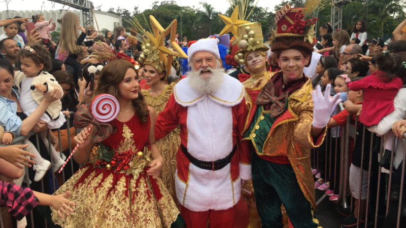 Papai Noel Chegou ao Shopping Jardim Oriente e foi Recebido com Muito Carinho pelo Público